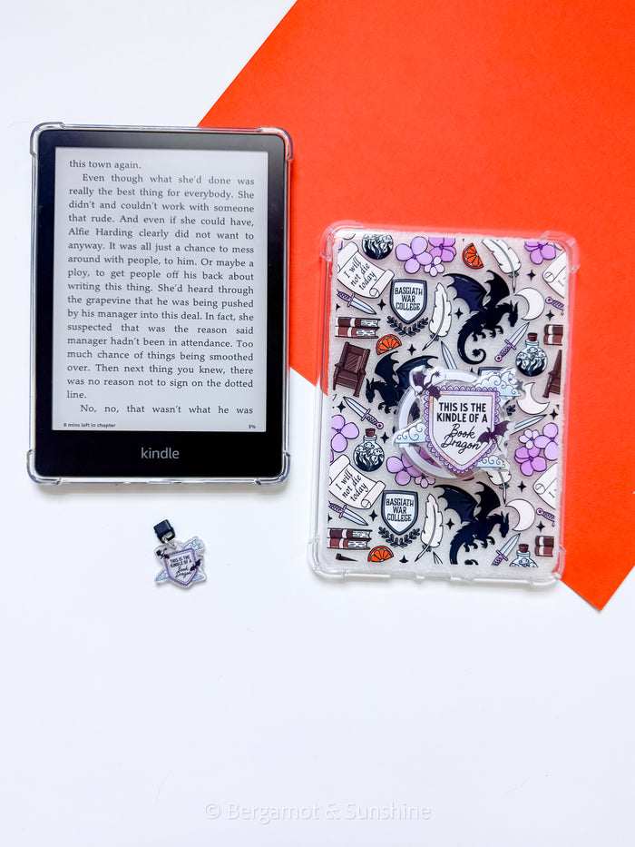 4W Kindle of a Book Dragon MagSafe Phone & E-Reader Grip – Bookish Accessory