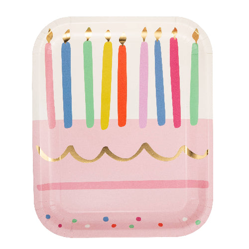 My Mind’s Eye PLBDY48 - Cake & Candles Shaped Paper Plate
