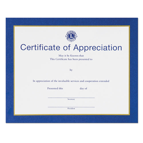CERTIFICATE OF APPRECIATION