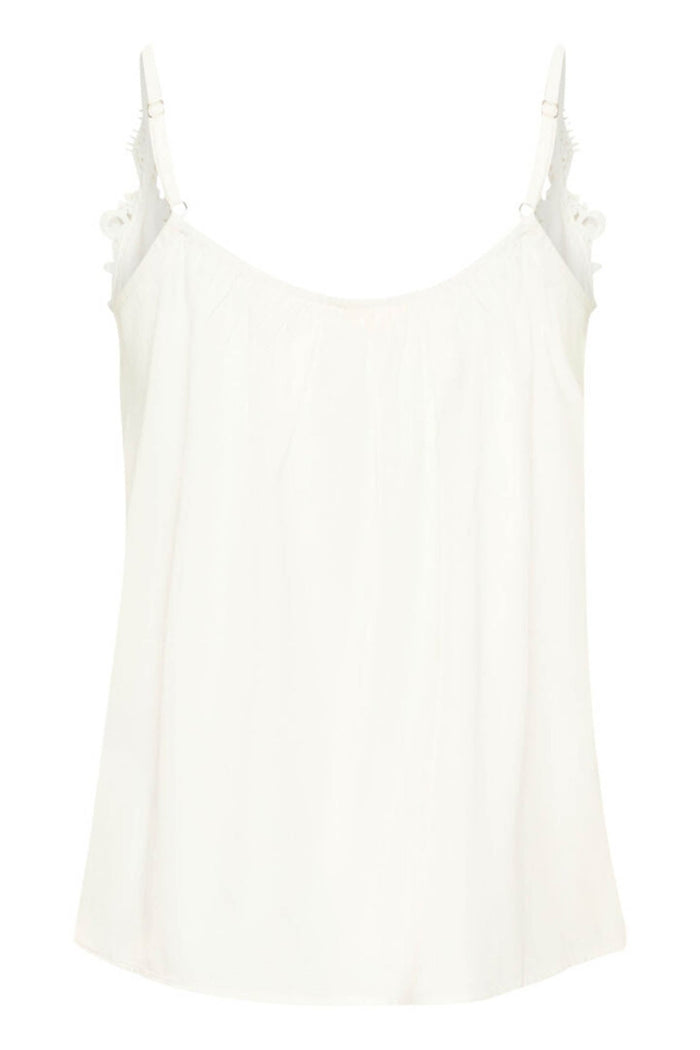 Cream CRanna snow white camisole lace top with straps dotique boutique chesterfield 1 3