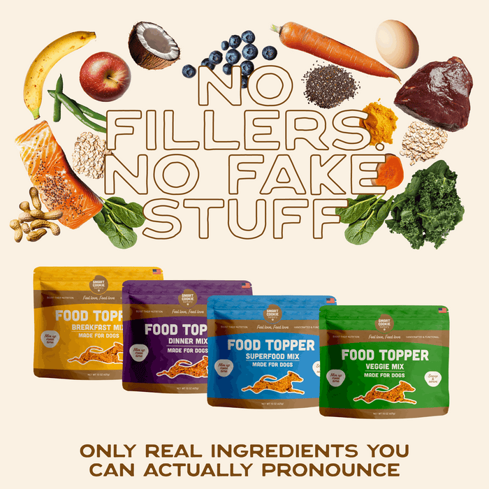 Dog Food Topper Variety Pack - 4 Flavors