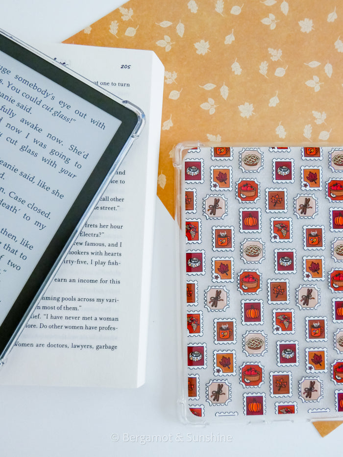 Fall Stamps E Reader Case