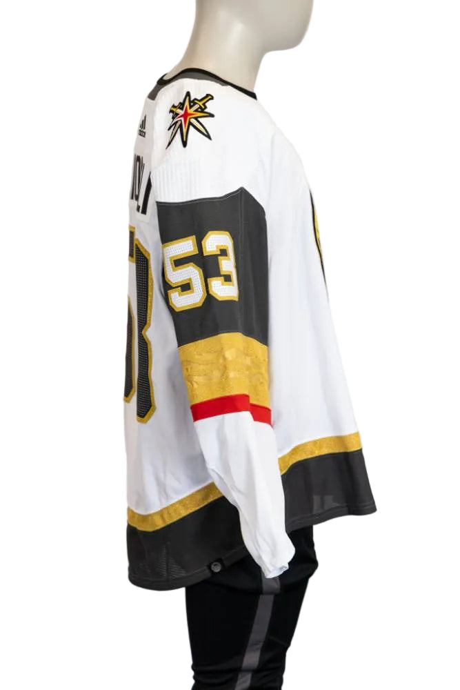 Game-Issued:#53 Marcus Kallionkieli White Jersey 2022/23 Set 1-15587 - Vegas Team Store