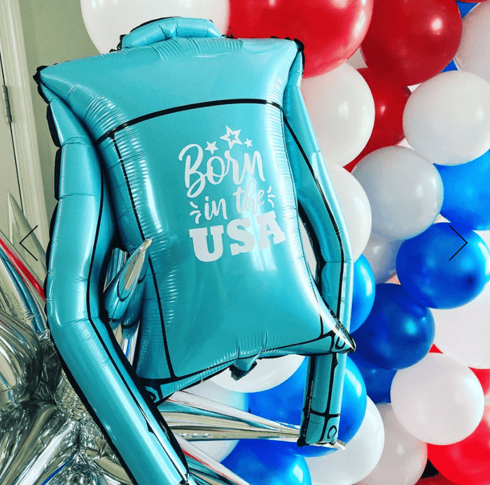 Havin' a Party Party Jean Jacket Balloon