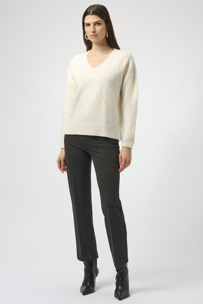 Joseph Ribkoff 243049F25 Grey Trousers - Dotique - Joseph Ribkoff