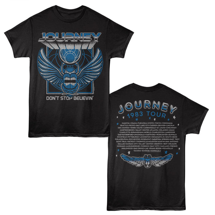 Journey - Don't Stop Believing 1983 Tour Adult T-Shirt