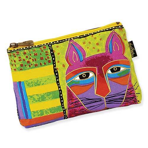 Laurel Burch - Whiskered Cat Cosmetic Bag