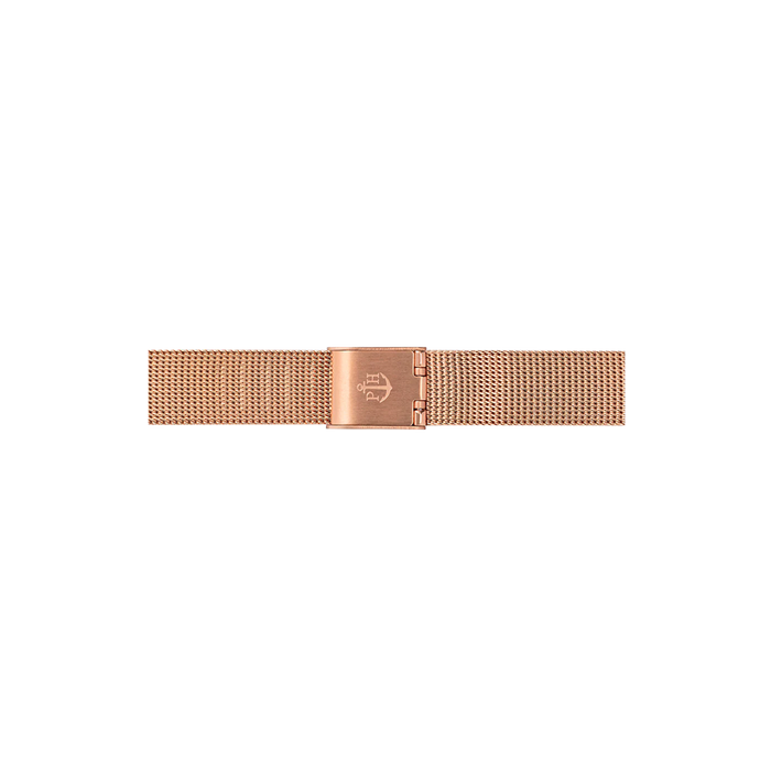 Mesh Uhrenarmband Roségold 12 mm