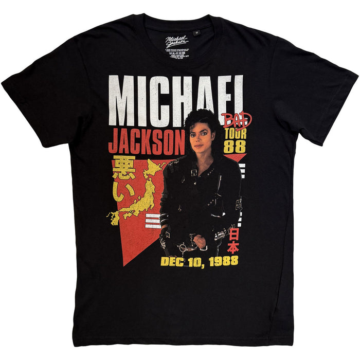 Michael Jackson - Bad Tour '88 Tokyo Black Unisex T-Shirt