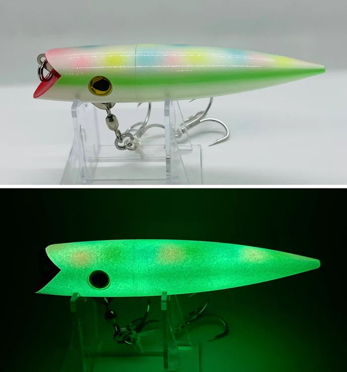 MOP lime shad gator bait tackle salmon trout trolling plug j-plug