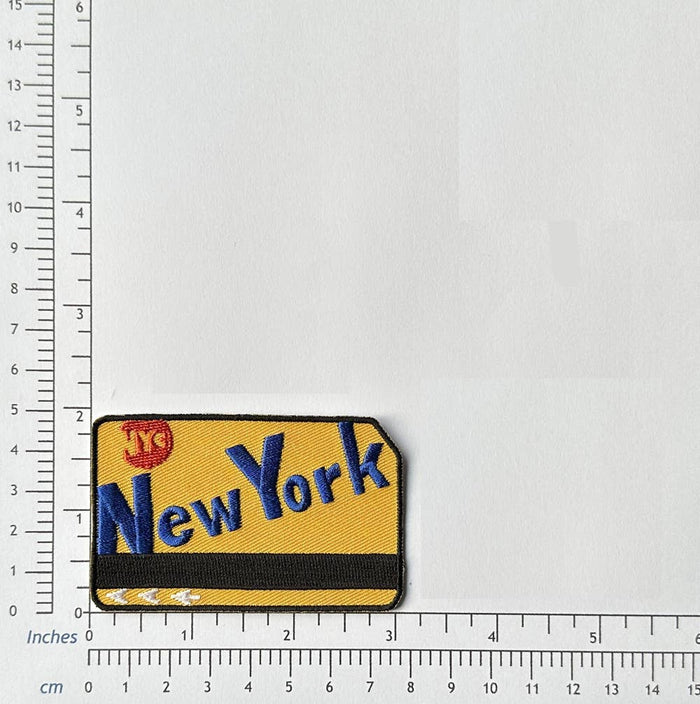 New York City Metrocard Iron On Patch