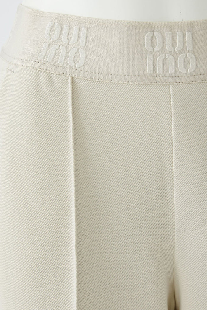 Oui 91737 Offwhite 1136 Pull - On Trousers - Dotique - Oui