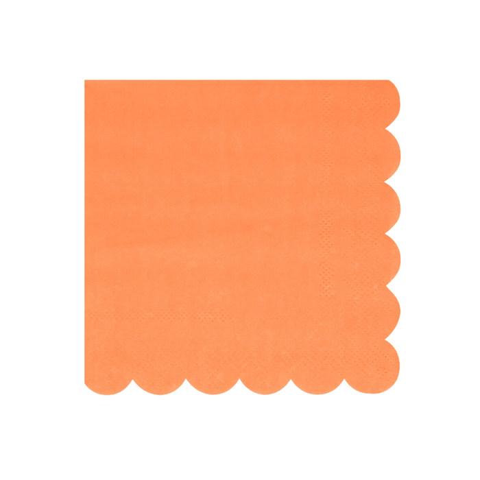 Meri Meri Party Papaya Orange Large Napkins