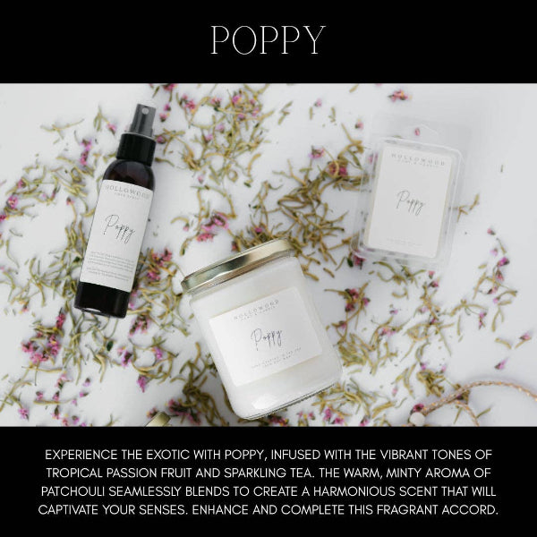 HOLLOWOOD FRAGRANCE 4 OZ SAMPLE POPPY | LUXURY LIQUID LAUNDRY SOAP