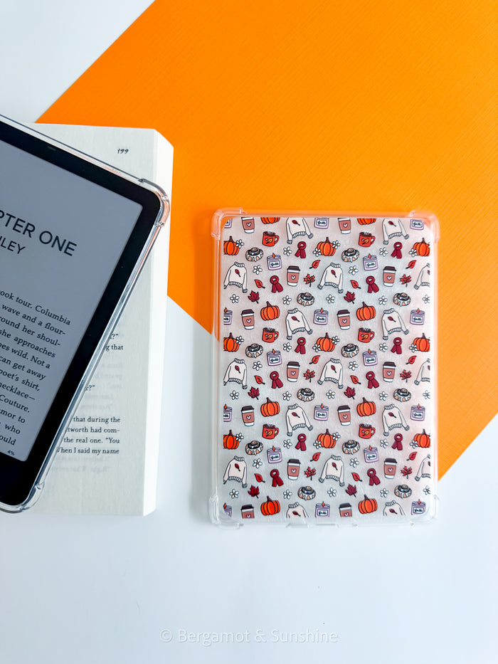 Pumpkin Spice Essentials E Reader Case
