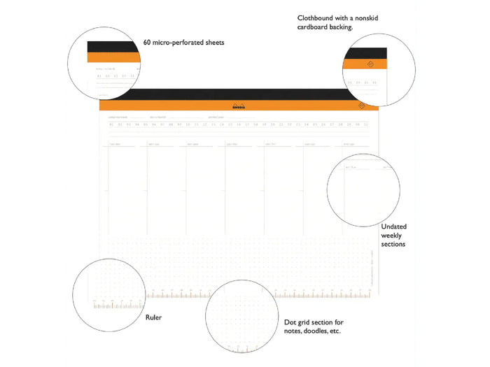Rhodia Weekly Desk Planner