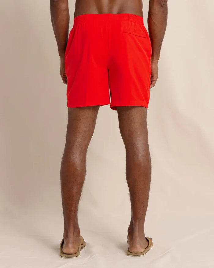 Shelter Cove Swim Trunk - Poppy Red