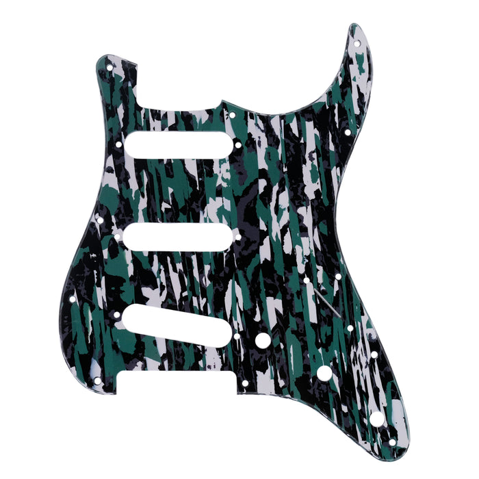 Thalia Strat Modern S/S/S Pickguard | Desert Camo