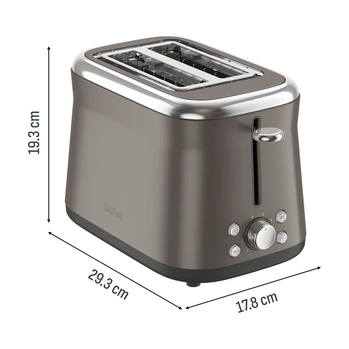 Tefal Collection Toaster 2-slice Grey Pewter TT20E