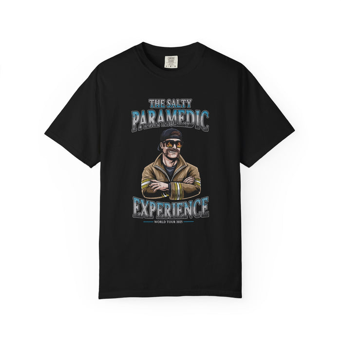 The Salty Paramedic Experience T-shirt (Blue Font)