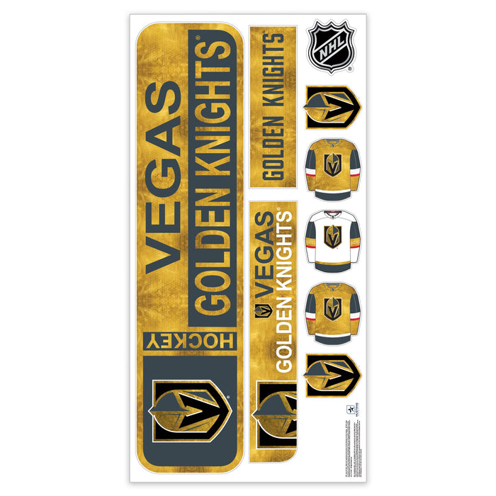 Vegas Golden Knights Repositionable Wall Decal Set - Street Signs