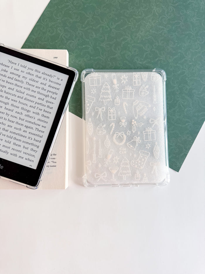 Whimsical Christmas Kindle Paperwhite Case – Holiday E-Reader Cover