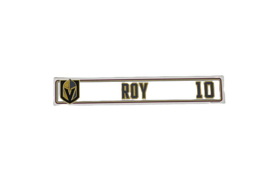 #10 Nicolas Roy 2024-2025 Locker Nameplate-19736 - Vegas Team Store