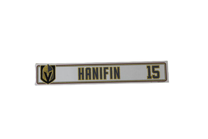 #15 Noah Hanifin 2024-2025 Locker Nameplate-19740 - Vegas Team Store