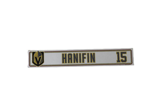 #15 Noah Hanifin 2024-2025 Locker Nameplate-19740 - Vegas Team Store