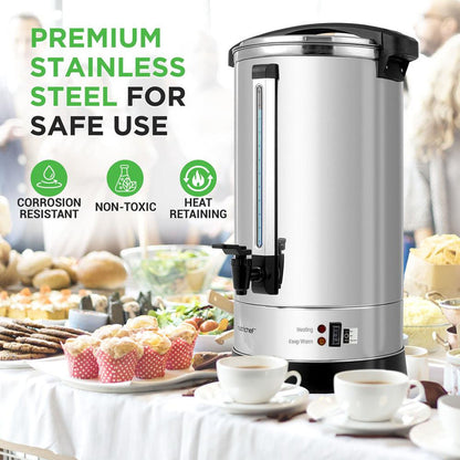 19L Water Boiler & Dispenser, Quick Heat, Stainless Steel, Silver