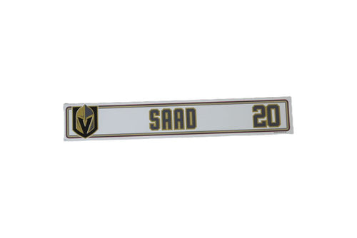 #20 Brandon Saad 2024-2025 Locker Nameplate-19748 - Vegas Team Store