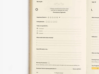3X Happier Journal - Guided Mental Wellness Journal