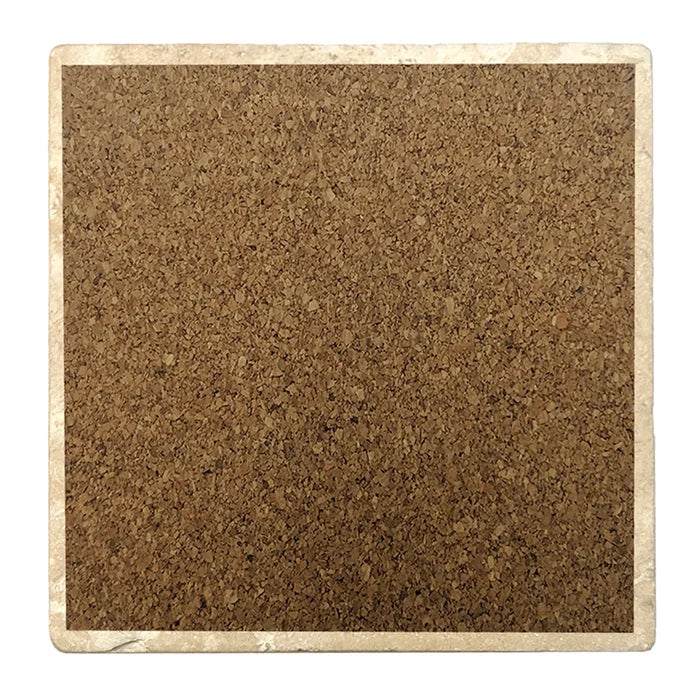 4" Absorbent Stone Coffee Gift Coasters, Everything I Need Is Coffee, 2 Sets of 4, 8 Pieces - Christmas by Krebs Wholesale