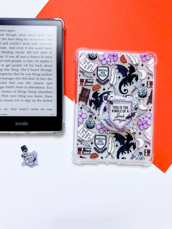 4W Kindle of a Book Dragon MagSafe Phone & E-Reader Grip – Bookish Accessory