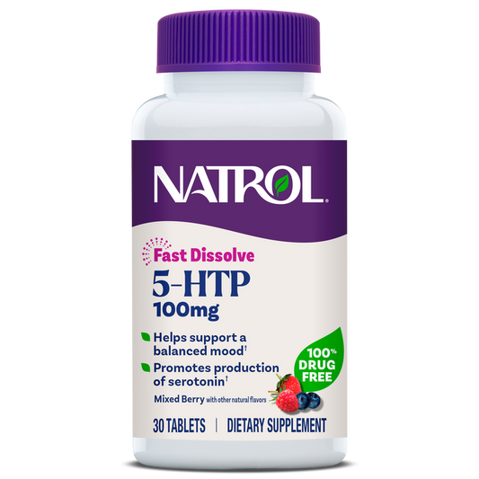 5-HTP Mood & Stress Fast Dissolve Tablets - 100mg