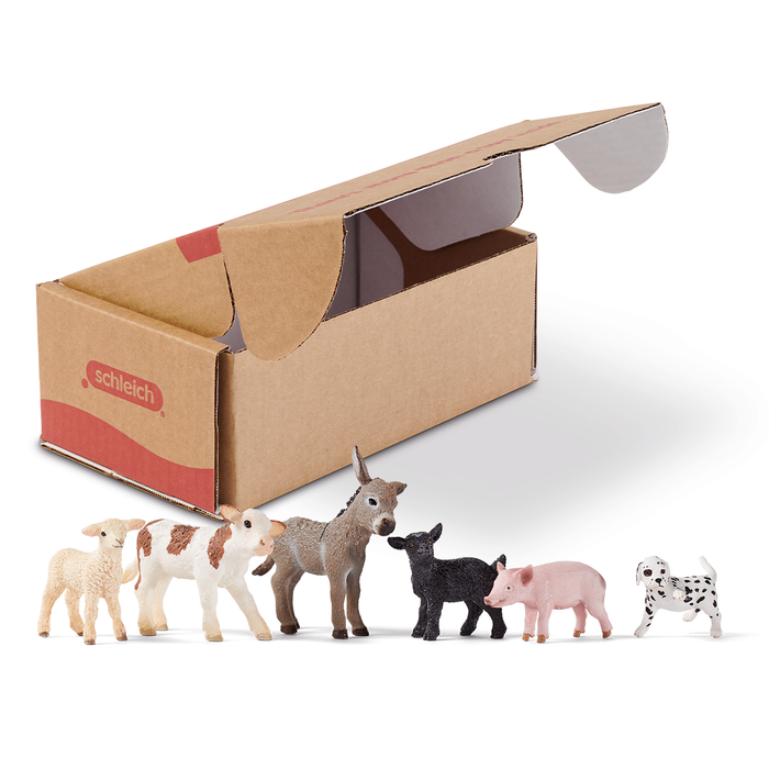6-Piece Baby Farm Animal Bundle