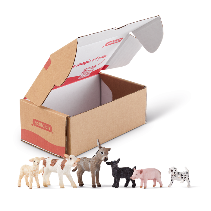 6-Piece Baby Farm Animal Bundle