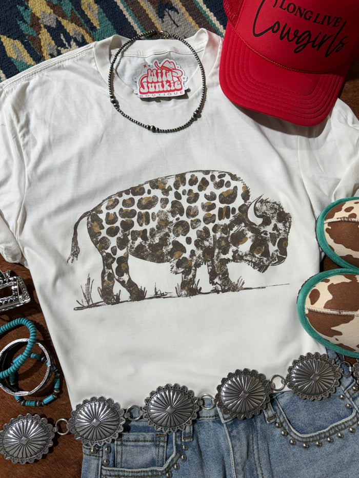 Leopard Buffalo Graphic Tee