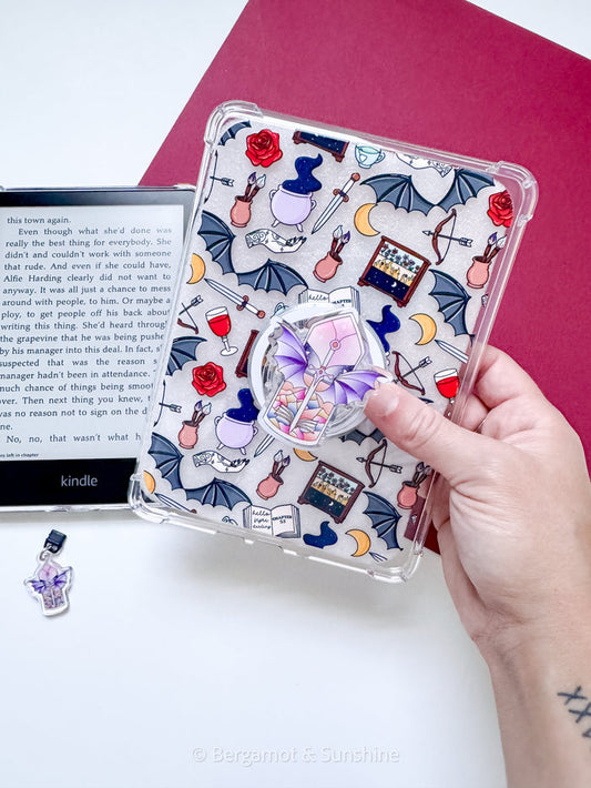 Aco/Tar Stained Glass MagSafe Phone & E-Reader Grip – Bookish Phone Accessory