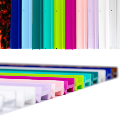 My Fair Mahjong MAHJONG RACKS | Premium Acrylic | 4 Racks + 4 Pushers
