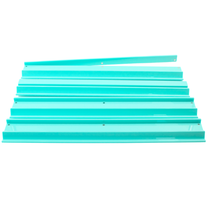 My Fair Mahjong Solid Macaron Green MAHJONG RACKS | Premium Acrylic | 4 Racks + 4 Pushers