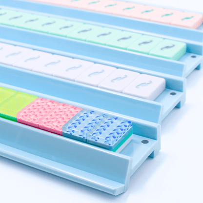 My Fair Mahjong MAHJONG RACKS | Premium Acrylic | 4 Racks + 4 Pushers
