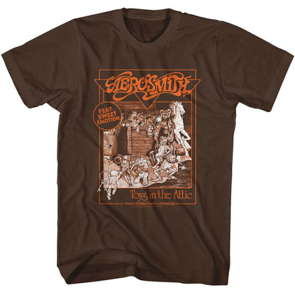 Aerosmith - Toys In The Attic 8 Track Adult T-Shirt