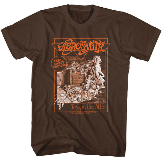 Aerosmith - Toys In The Attic 8 Track Adult T-Shirt
