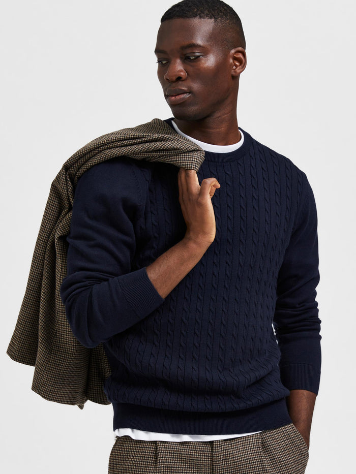 Aiko Knit Cable Crew