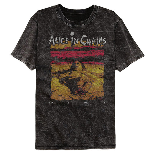 Alice in Chains - Dirt Album Art Mineral Wash Black Men’s T Shirt