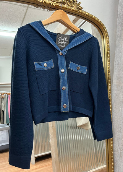 Always Cozy Hooded Jacket - Navy