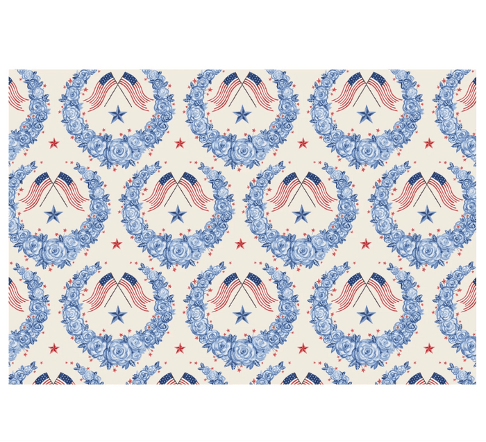 Hester & Cook American Floral Placemat