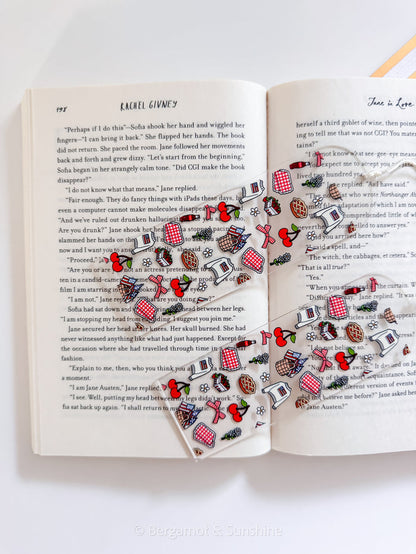 Americana Picnic E Reader Case and/or Bookmark [Combined Listing]