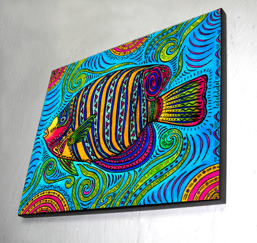 Angel Fish Wall Art Panel